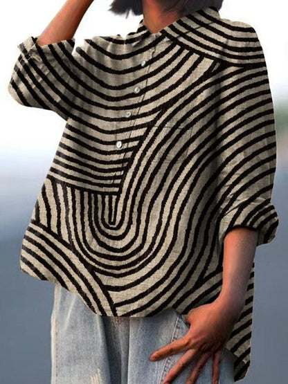 Primrose - Artful Long-Sleeve Blouse