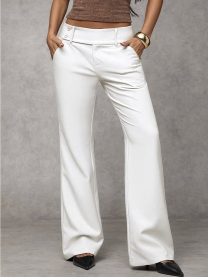 Venetia - Airy High-Waisted Wide-Leg Trousers