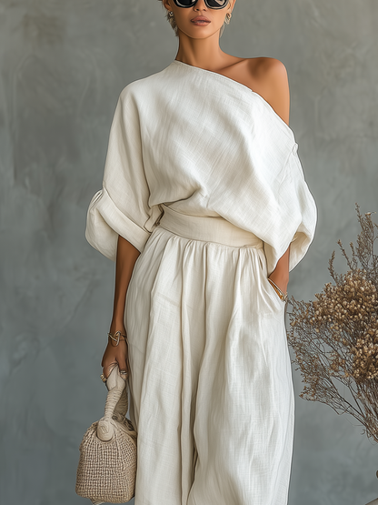Odelise - Premium Linen Two-Piece Set