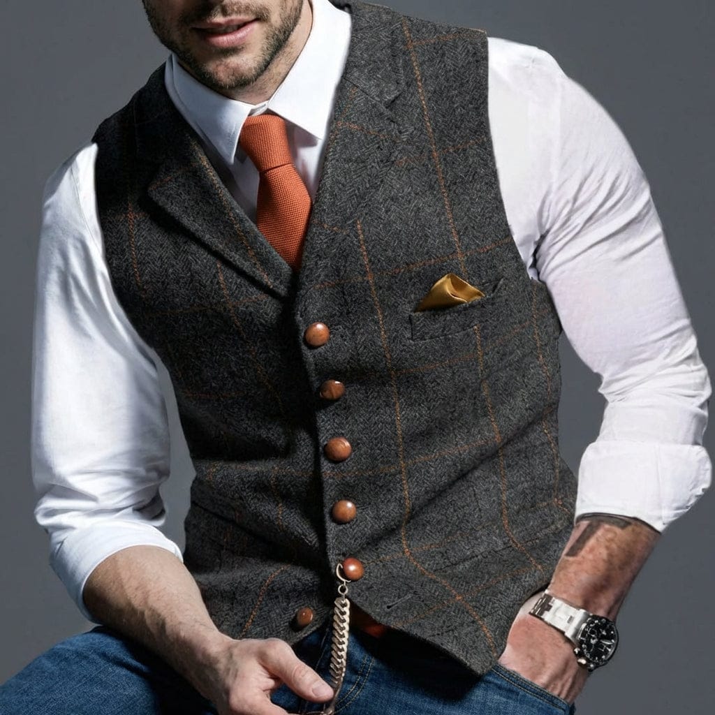 Kade - Textured Waistcoat