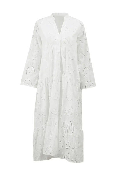Kylie - Embroidered Maxi Dress