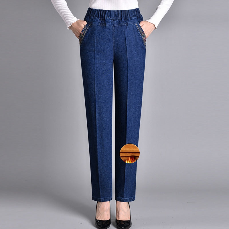 Teliraen - Soft-Touch Straight-Leg Jeans