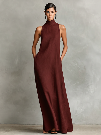 Tabitha - Premium Linen Maxi Dress