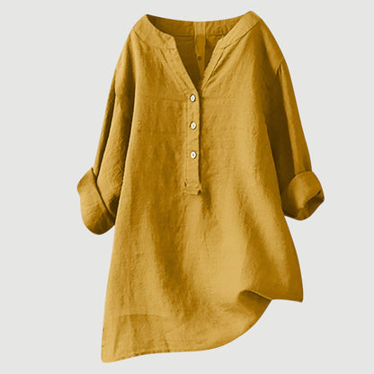 Amber - Airy Linen Blouse